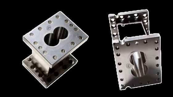 kualitas  Barrels for Ze62 Berstorff Twin Screw Extruder with Hip Alloy Steel Inner pabrik