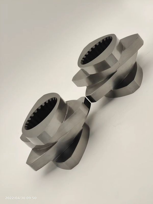 Korosi Resistant Twin Screw Extruder Elements 12mm 600rpm Meshing Block Wear Resistant