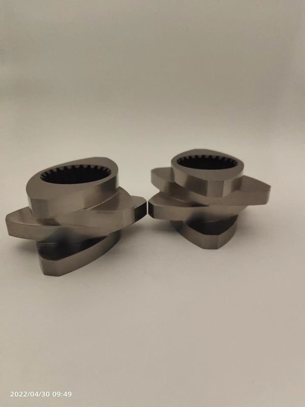 Korosi Resistant Twin Screw Extruder Elements 12mm 600rpm Meshing Block Wear Resistant