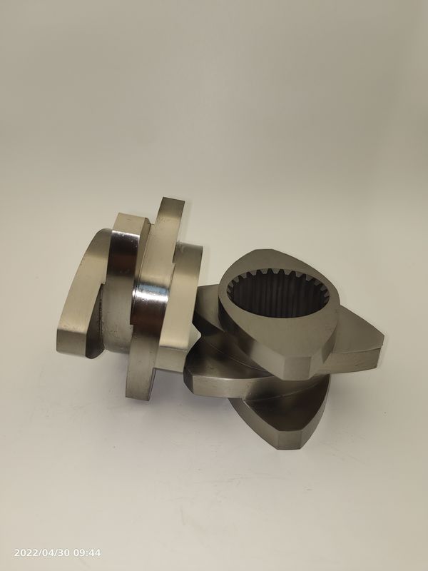 Aksesoris Granulator Extruder Twin Screw Meshing Covey Screw Element Dari 12mm -300mm