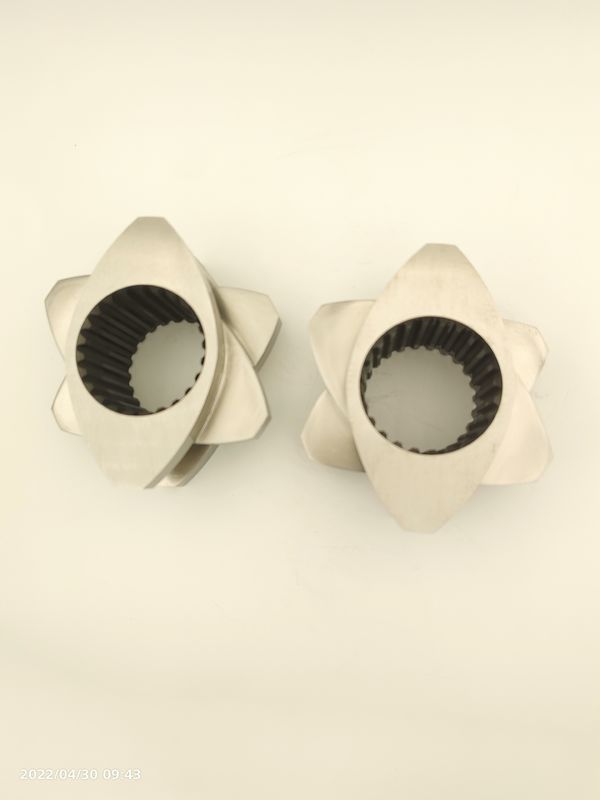 Twin Screw EXTRUDER Elemenet Kneading Block Meshing Block Korosi dan tahan aus