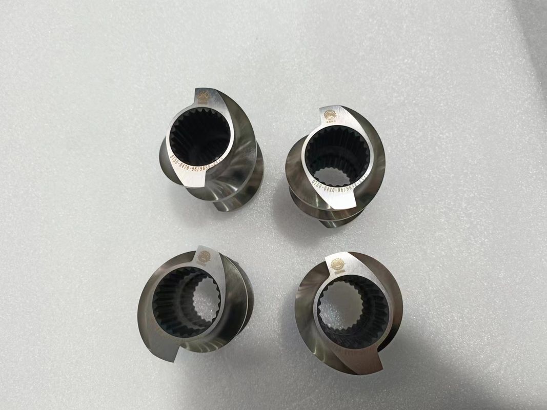 Diameter Penerbangan yang dapat disesuaikan Covey Screw Element Precision Perak Dirancang untuk Aplikasi Industri dan Kinerja