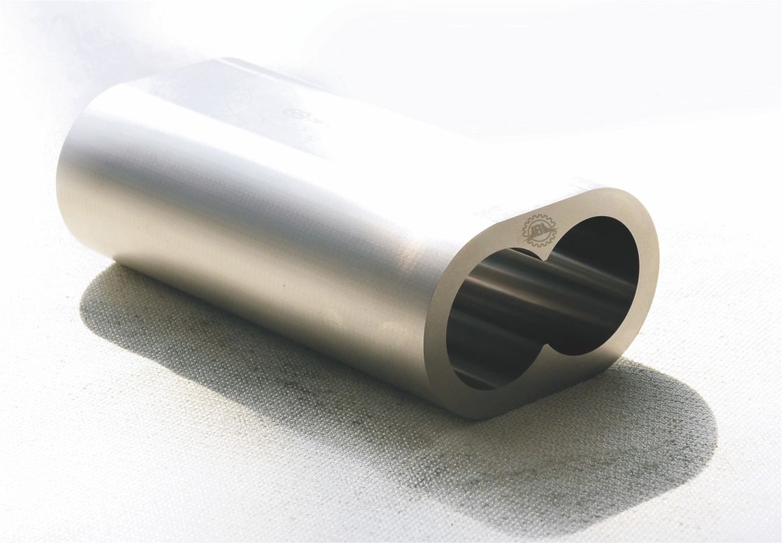 Elemen sekrup berkerut kembar paralel plastik extruder tahan tinggi dan tahan korosi dan tong disesuaikan