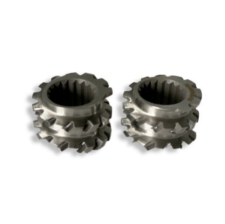 Sekrup dan tong tahan lama untuk pipa PVC ABS PE Twin Screw Extruder Parts