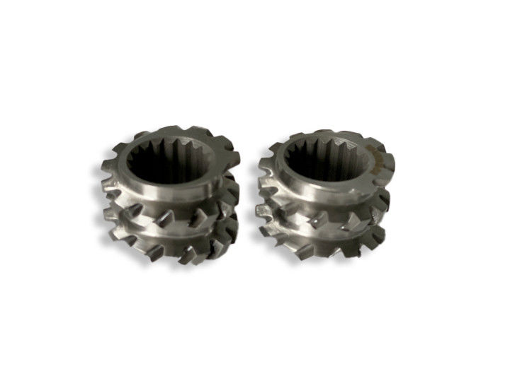 Mesin Plastik 58mm Twin Screw Extruder Spline persegi panjang Extruder Elemen Sekrup Dengan M 1