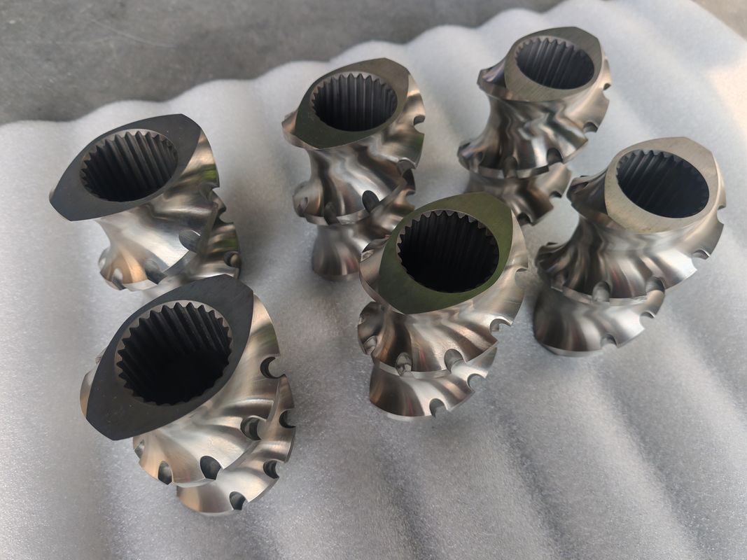 Mesin Ekstruder Ulir Ganda Elemen Sekrup Pencampur dan Pengangkut Unggul untuk Hasil yang Tepat