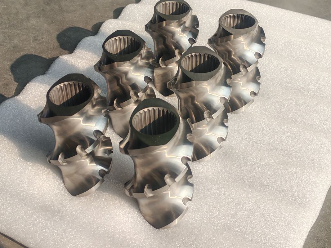 Mesin Ekstruder Ulir Ganda Elemen Sekrup Pencampur dan Pengangkut Unggul untuk Hasil yang Tepat