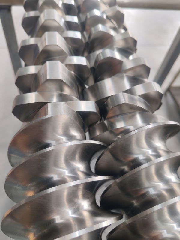 Elemen Sekrup Ekstruder Ulir Ganda STS 95 dengan Sertifikasi ISO 9001 dan Pilihan Kustomisasi