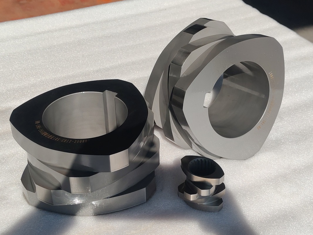 Elemen Sekrup Ekstruder Twin Screw SZK 250 dengan Sertifikasi ISO 9001 dan Opsi yang Disesuaikan