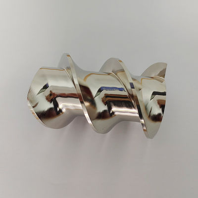 Bagian Ekstruder Sekrup Kembar Custom Elemen Sekrup Kembar Meshing Block 600rpm