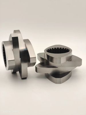 Aksesoris Granulator Ekstruder Sriksa Kembar Meshing Blok Kneading Blok Dari 12mm - 300mm