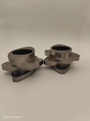 Aksesoris Granulator Ekstruder Sriksa Kembar Meshing Blok Kneading Blok Dari 12mm - 300mm