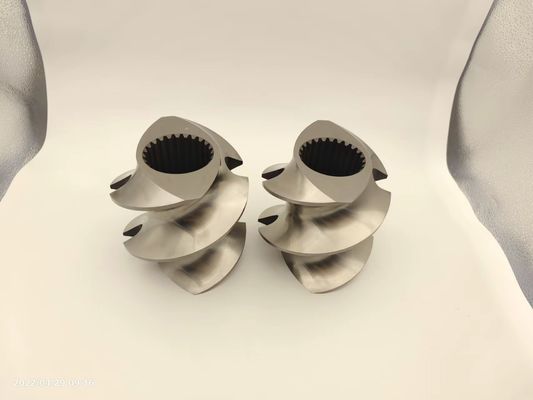 Aksesoris Granulator Extruder Twin Screw Meshing Covey Screw Element Dari 12mm -300mm