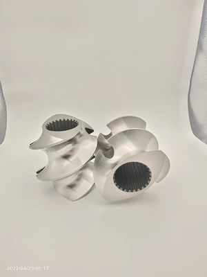 Aksesoris Granulator Extruder Twin Screw Meshing Covey Screw Element Dari 12mm -300mm