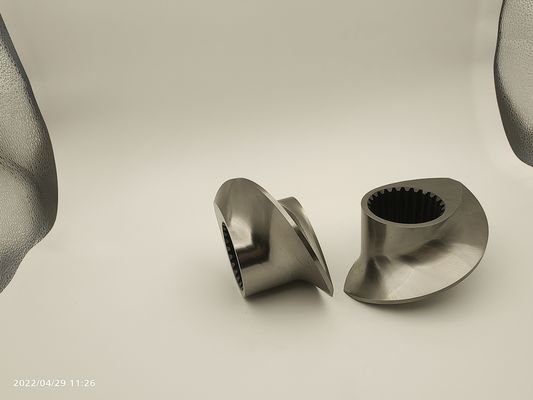 Aksesoris Granulator Extruder Twin Screw Meshing Covey Screw Element Dari 12mm -300mm