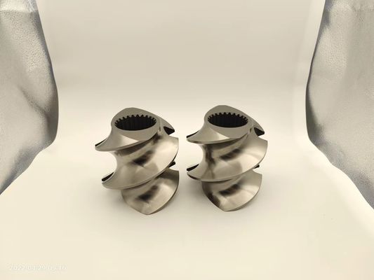 12mm - 300mm Menggabungkan Sekrup Blok Untuk Twin Sekrup Extruder