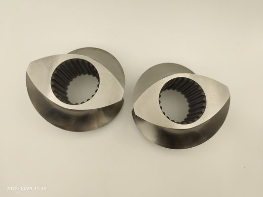 12mm - 300mm Menggabungkan Sekrup Blok Untuk Twin Sekrup Extruder