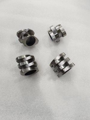 High Performance Twin Screw Extruder Sekrup Elemen tahan aus