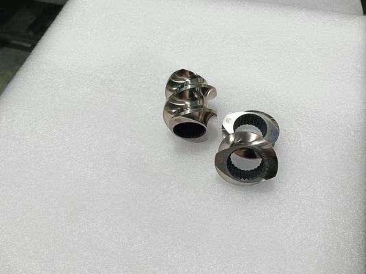 High Speed Tool Steel Convey Screw Element Screw Untuk Mesin Ekstruder Stiker Kembar