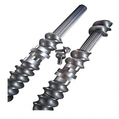 Komponen Esensial Ekstruder Sekrup Kembar Paralel Elemen Diameter Sekrup 12mm Disesuaikan