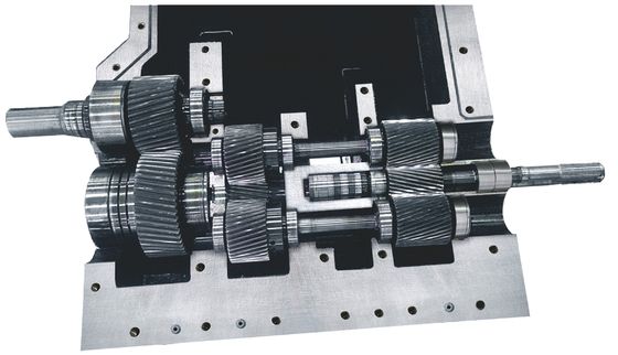 160-500 Kw Power Gearbox untuk Mesin Ekstruder Sriksa Kembar