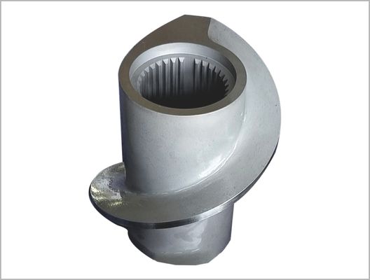 112mm Extruder Screw Elements 6542 Material For Big Food / Snacks Extruder Zsk Screw Element Nama Produk:112mm Extruder Screw Elements 6542 Material