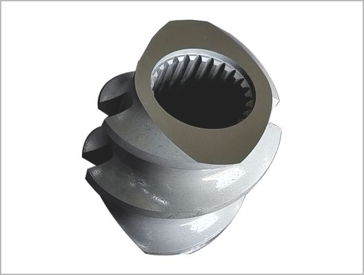 112mm Extruder Screw Elements 6542 Material For Big Food / Snacks Extruder Zsk Screw Element Nama Produk:112mm Extruder Screw Elements 6542 Material