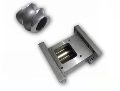 75mm Metal Color Assembly Screws And Barrels Untuk Extruder Makanan Ikan Bagian Cadang Dengan Bahan Cr12MOV