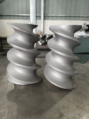 Pakai tahan 120mm Lubang Diameter Pengumpulan Sekrup Dan Barel Untuk Plastik Extruder suku cadang Profesional
