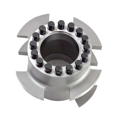 Baja tahan karat Andritz EX1250 Elemen sekrup untuk Mesin Puffing Makanan Hewan Peliharaan 150mm Diameter Dalam