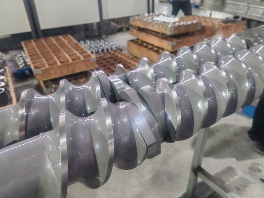 Segmen Sekrup dan Laras Ekstruder Berulir Ganda Berstoff