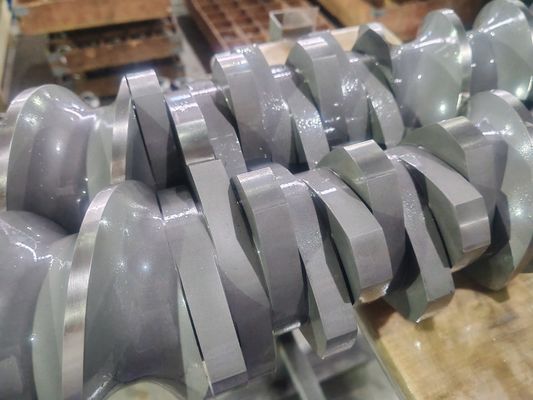 Segmen Sekrup dan Laras Ekstruder Berulir Ganda Berstoff