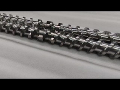 Mini Plastic Twin Screw Element Screw Side Feeder Barrel Shaft Untuk Extruder 58mm
