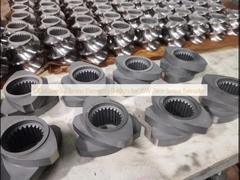 Desain elemen sekrup khusus OEM untuk JSW Twin Screw Extruder