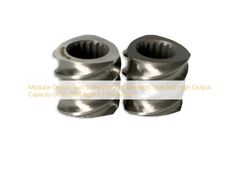 Desain Modular Elemen Ekstruder Sekrup Ganda Jenis dan Kapasitas Output Tinggi 50-2000 Kg/jam untuk Produksi